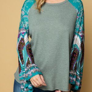 NWT Bell Sleeve Top